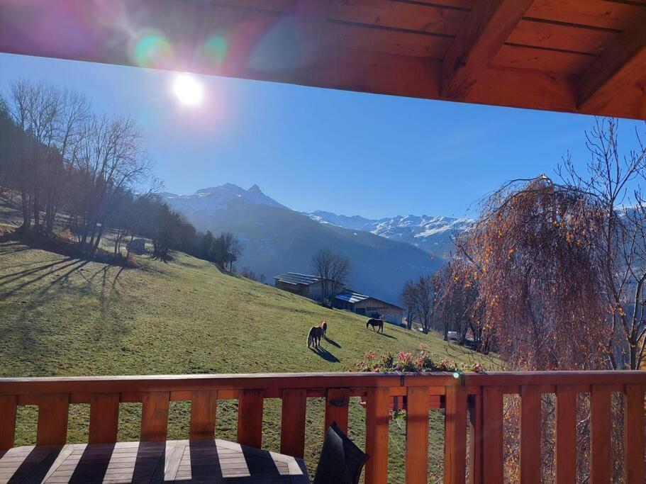 Appart Duplex Chalet Plein Sud Feissons-sur-Salins Exterior photo